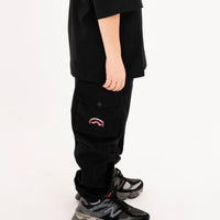 DIABLO BEAR SILVER SIGN BAGGY PANTS