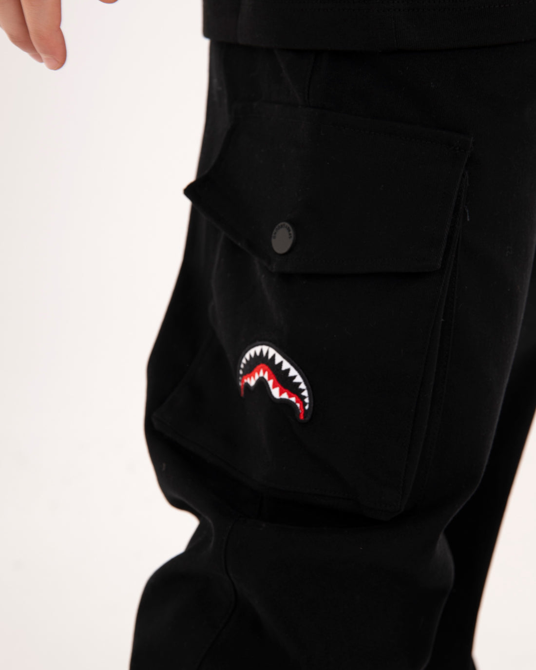 DIABLO BEAR SILVER SIGN BAGGY PANTS