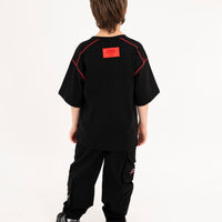 DIABLO BEAR SILVER SIGN BAGGY PANTS