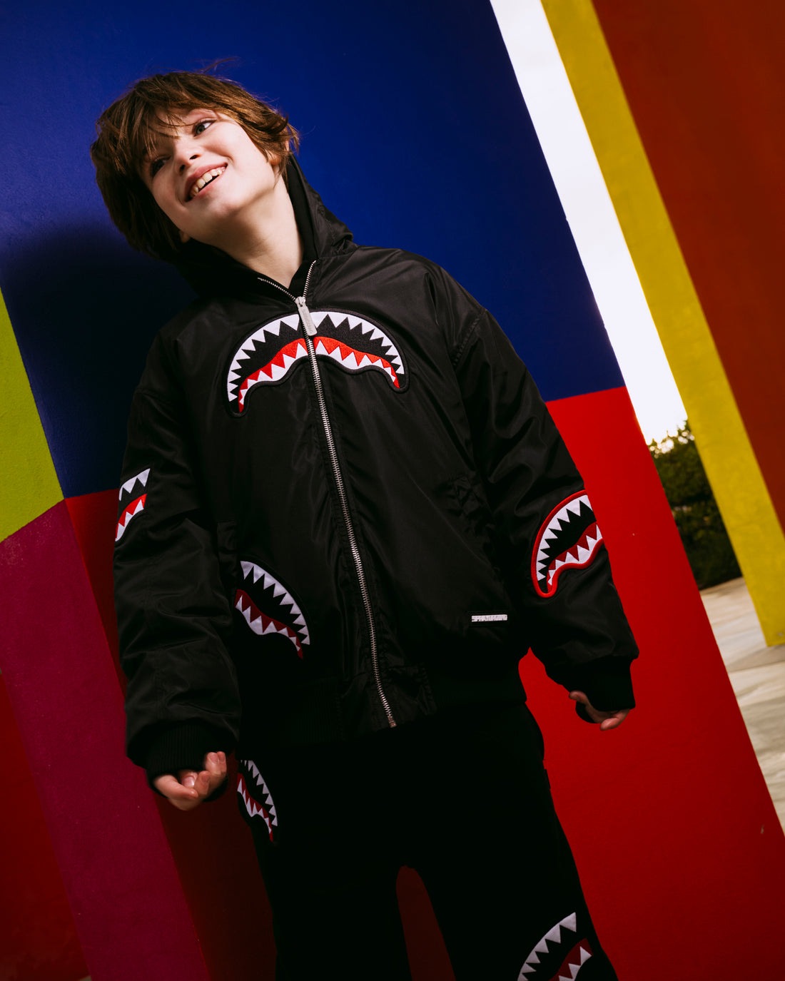 ALL SHARK PATCHES BOMBER