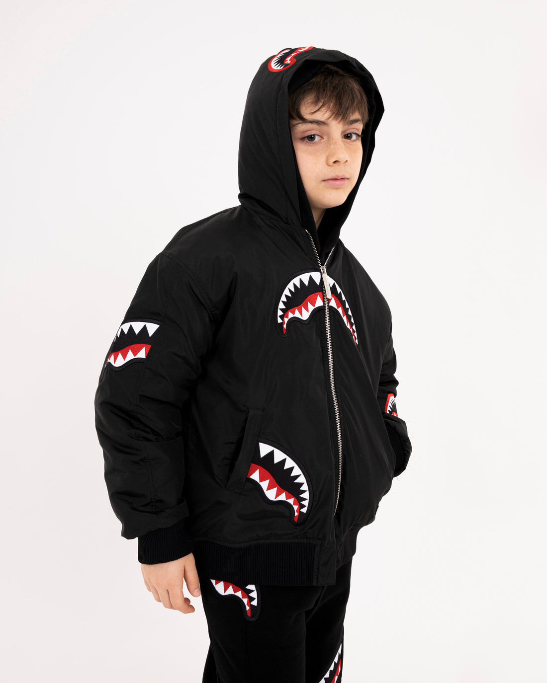 ALL SHARK PATCHES BOMBER