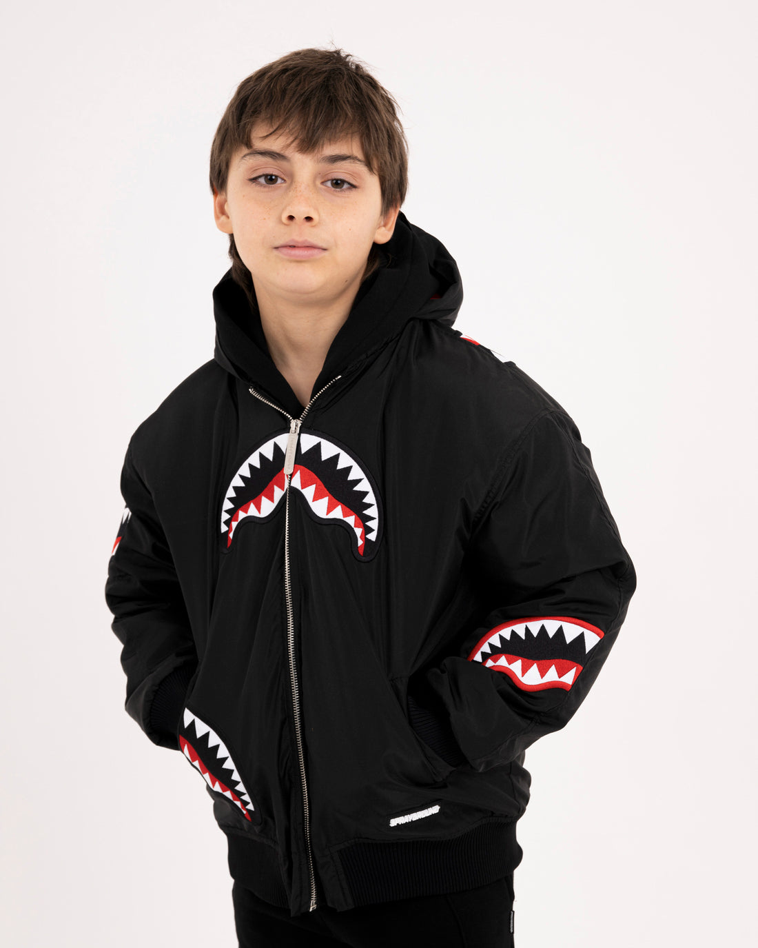 ALL SHARK PATCHES BOMBER