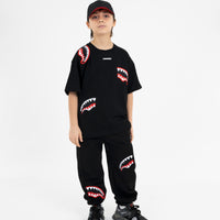 ALL SHARK PATCHES OVER T-SHIRT