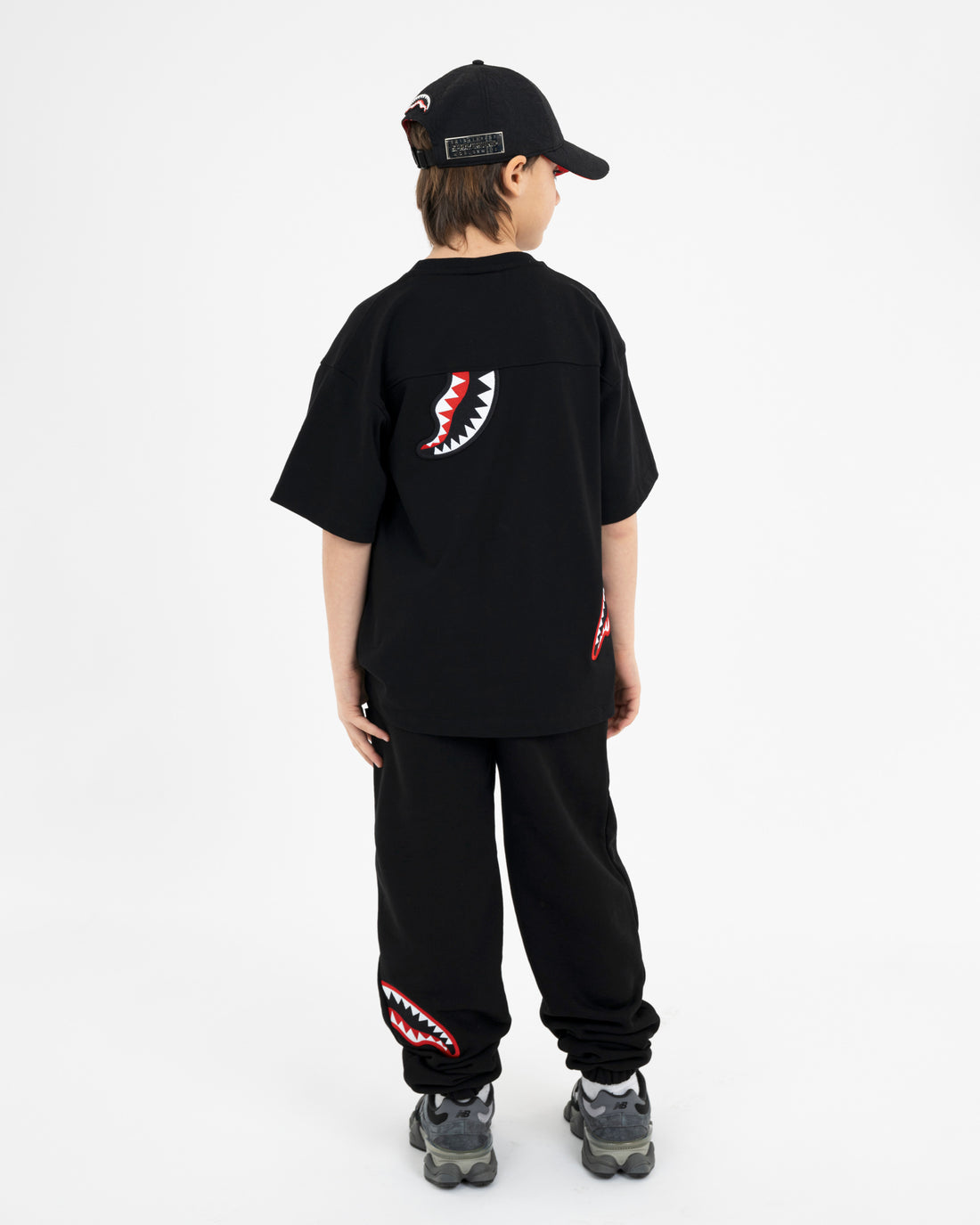 ALL SHARK PATCHES OVER T-SHIRT