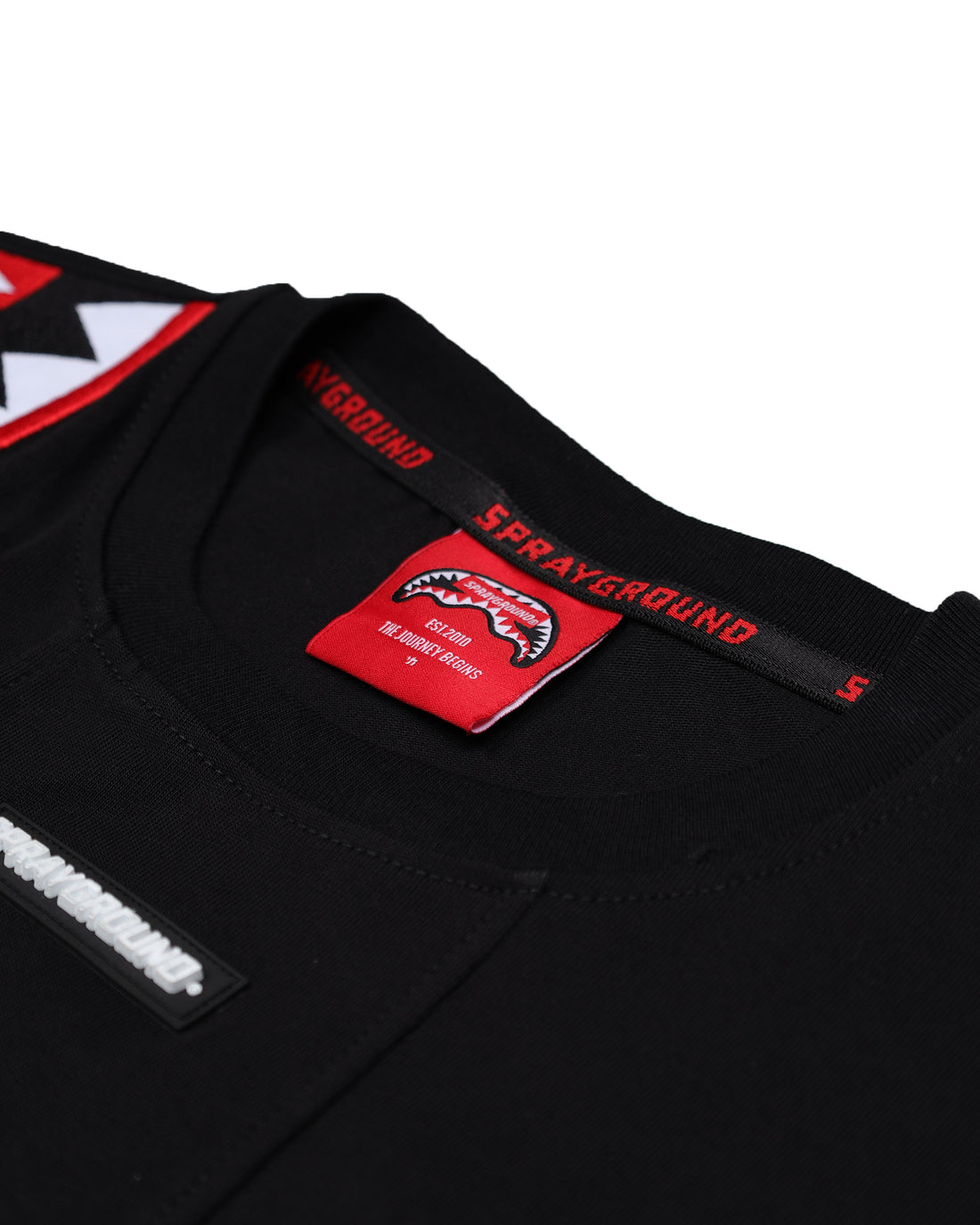 ALL SHARK PATCHES OVER T-SHIRT