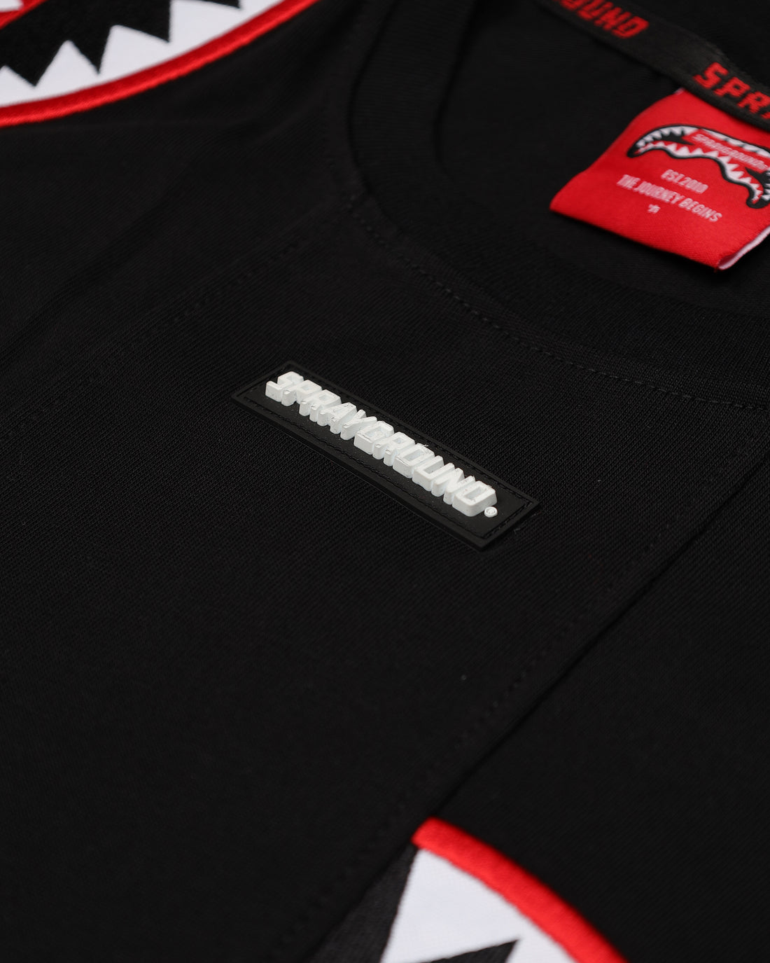 ALL SHARK PATCHES OVER T-SHIRT