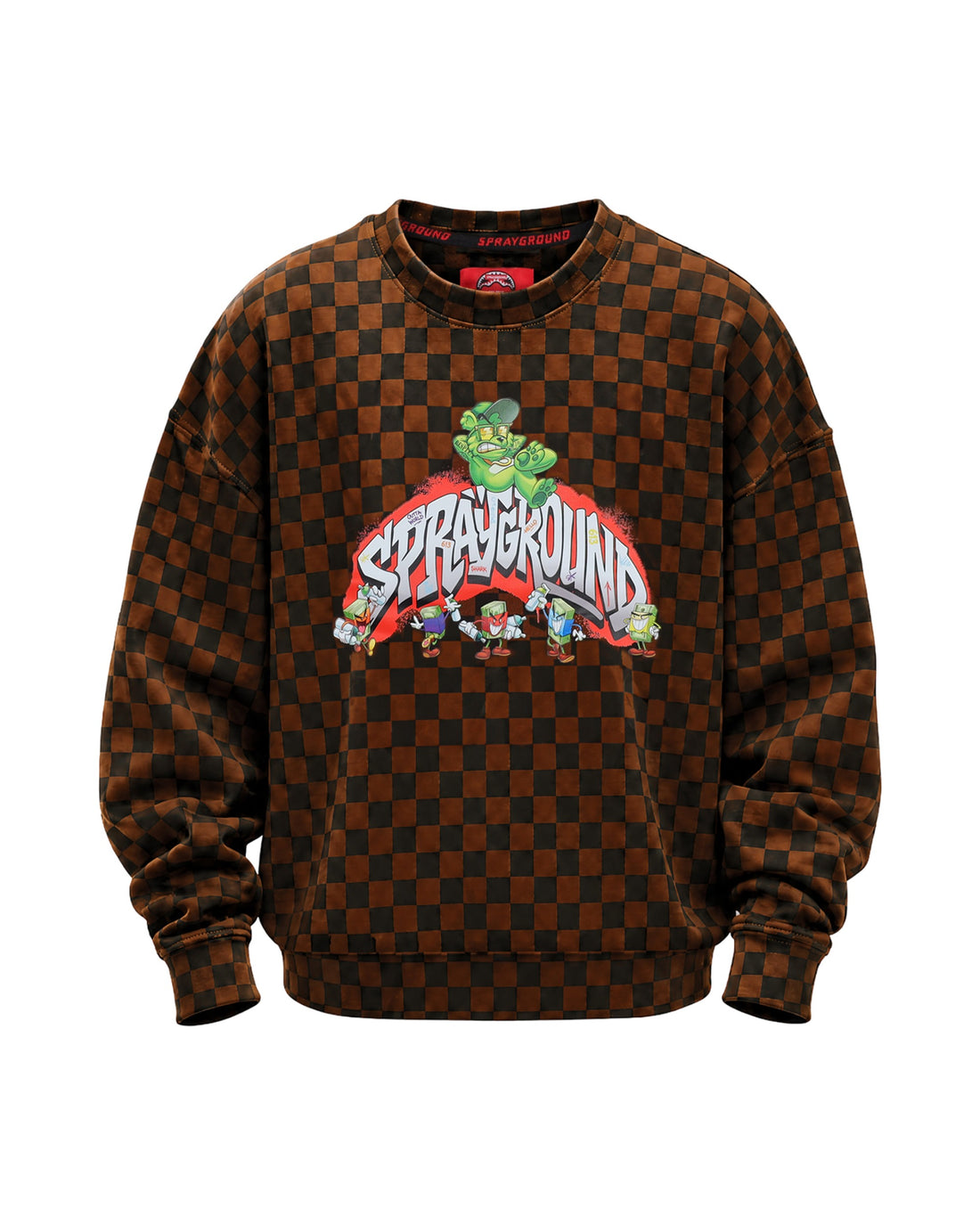SPRAYGROUND CHARACTERS OVER CREWNECK