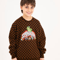 SPRAYGROUND CHARACTERS OVER CREWNECK