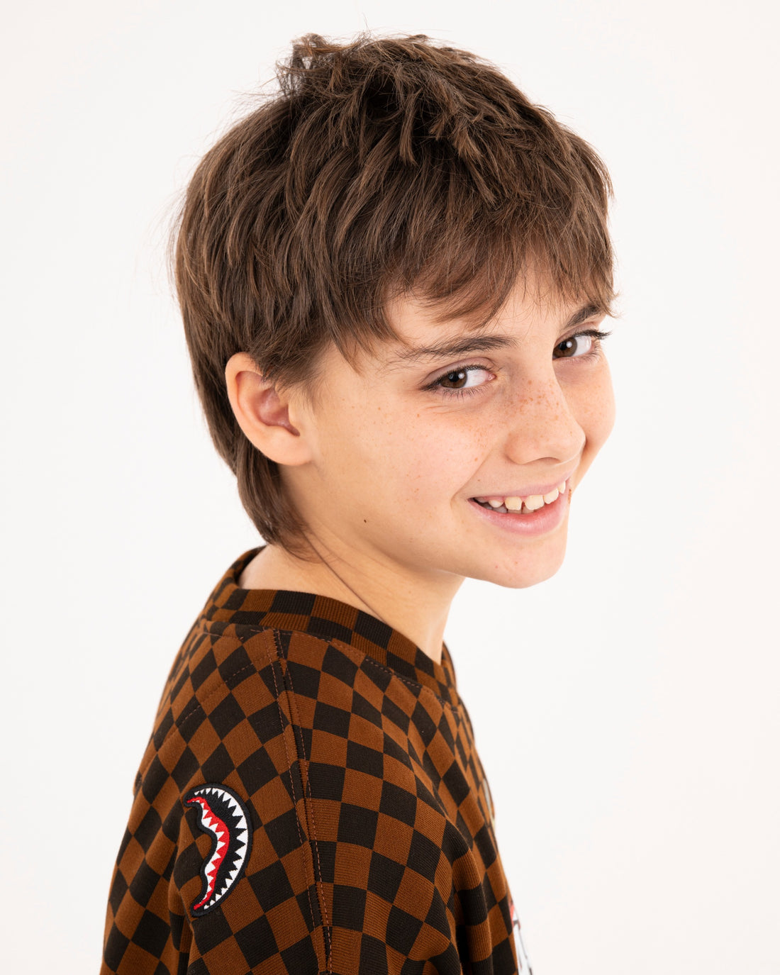 SPRAYGROUND CHARACTERS OVER CREWNECK