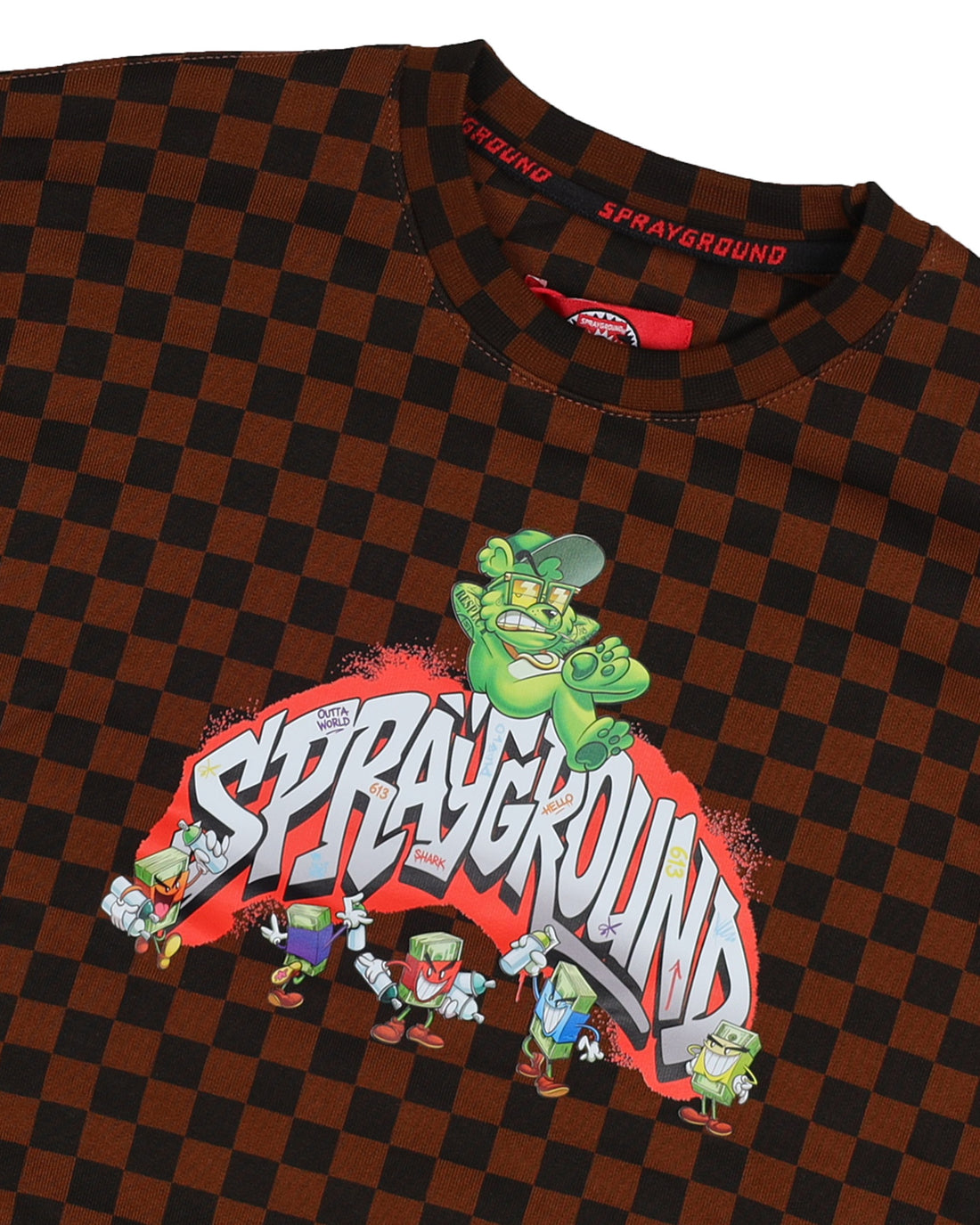 SPRAYGROUND CHARACTERS OVER CREWNECK