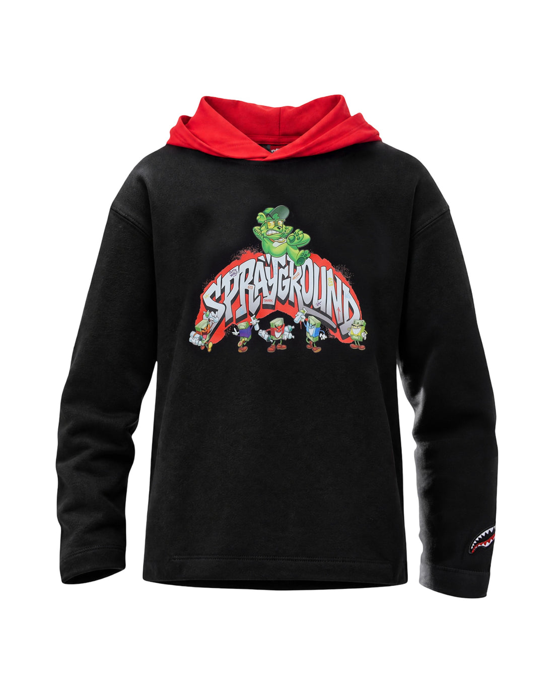SPRAYGROUND CHARACTERS LONG HOODIE T-SHIRT