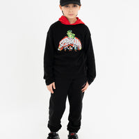 SPRAYGROUND CHARACTERS LONG HOODIE T-SHIRT
