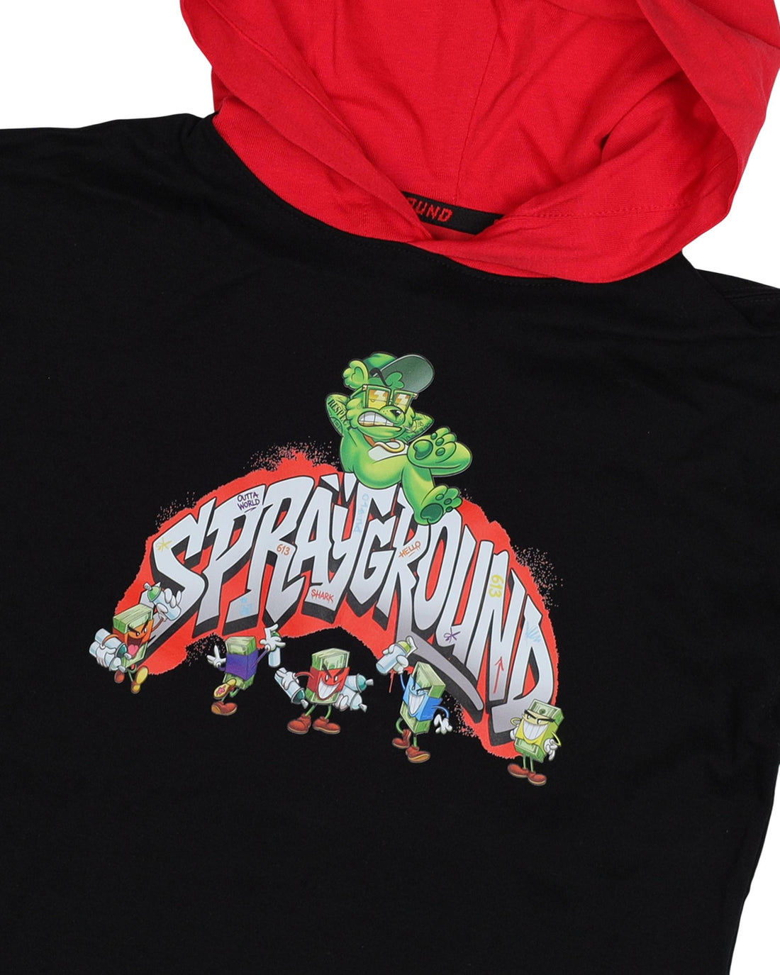 SPRAYGROUND CHARACTERS LONG HOODIE T-SHIRT
