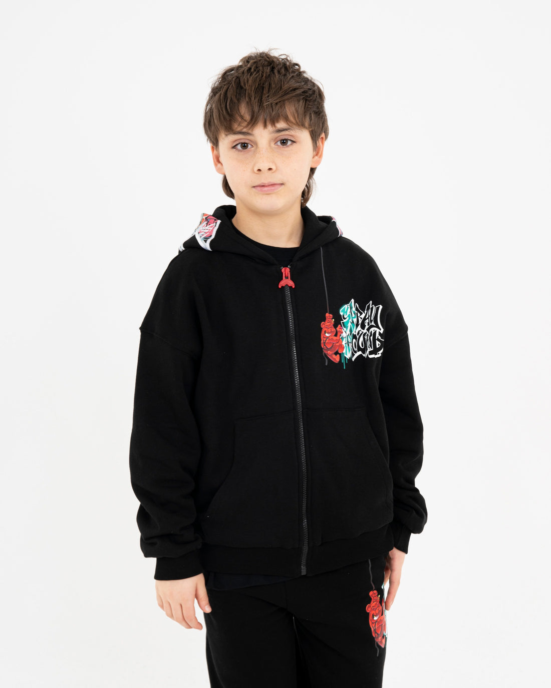 GRAFFITI BITE OVER FULL-ZIP