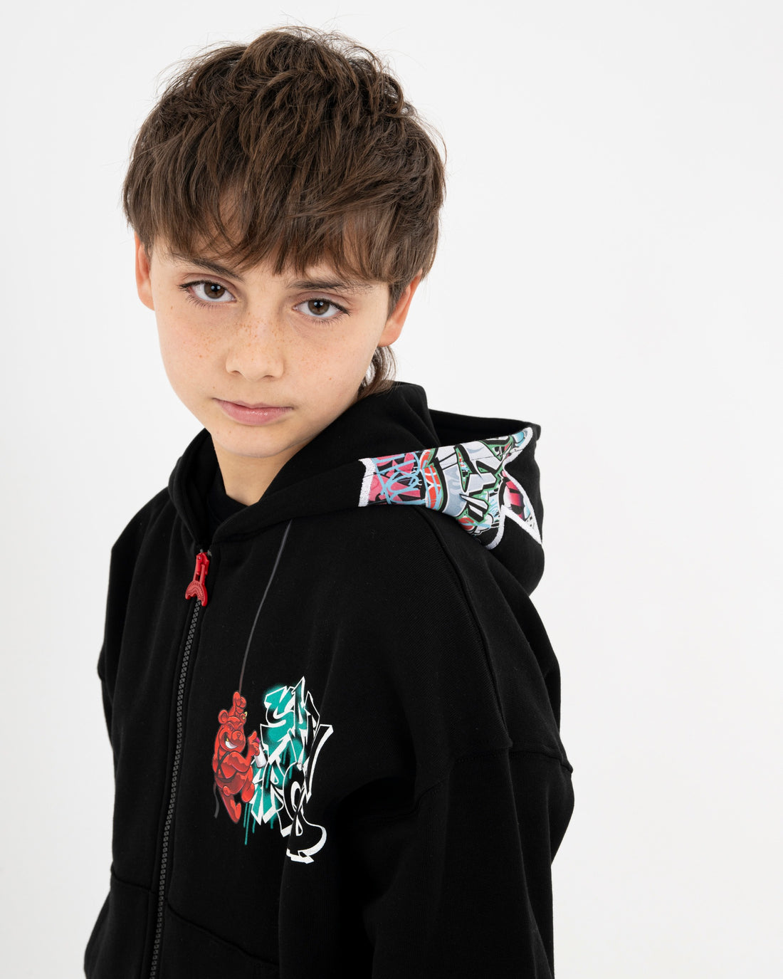 GRAFFITI BITE OVER FULL-ZIP