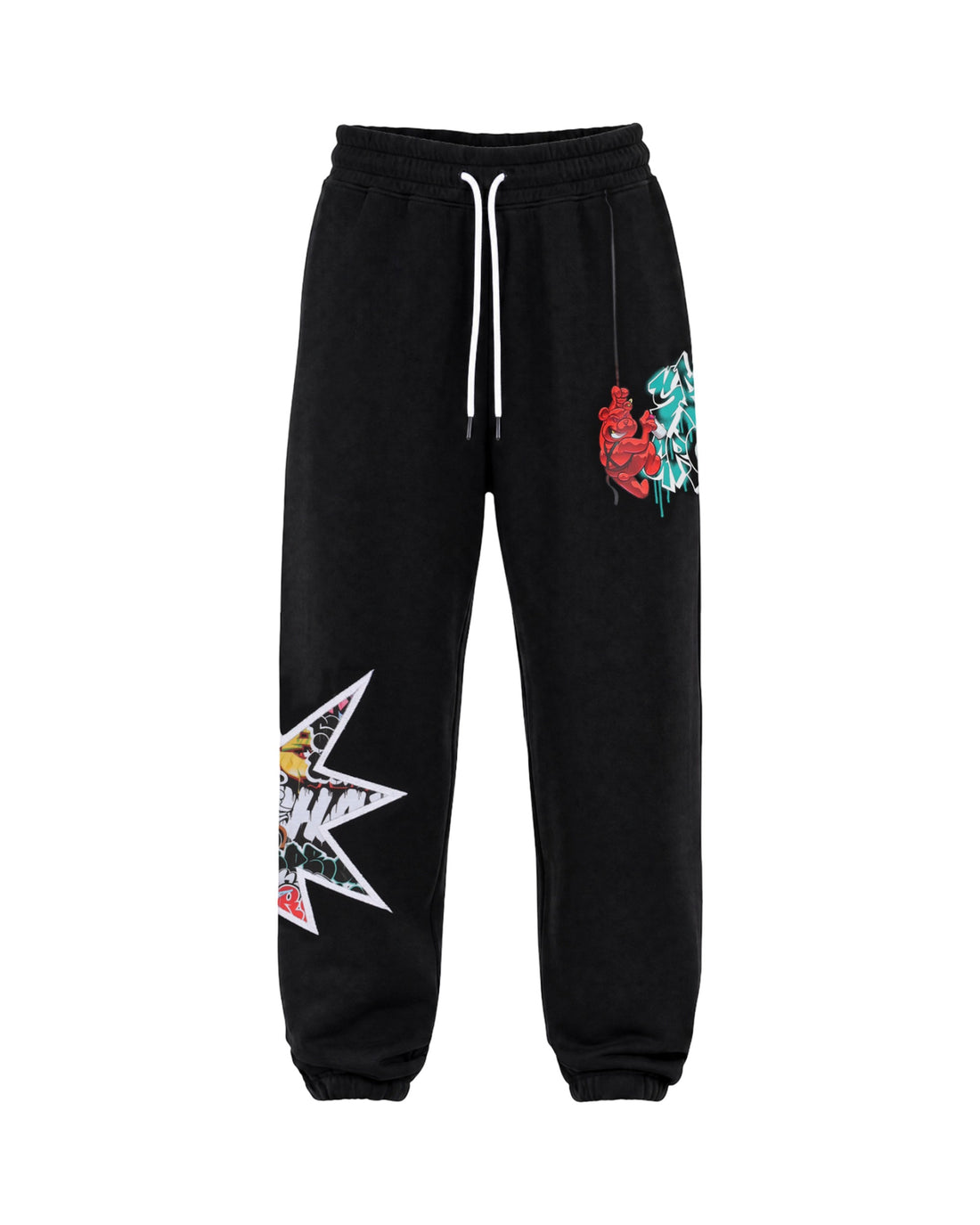 GRAFFITI BITE BAGGY PANTS