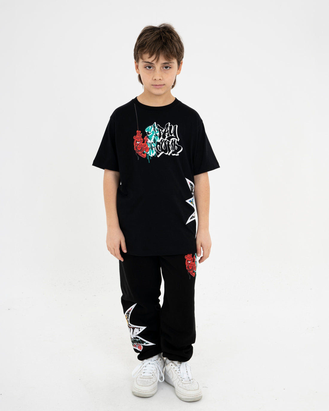 GRAFFITI BITE BAGGY PANTS