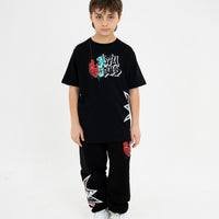 GRAFFITI BITE BAGGY PANTS