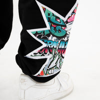 GRAFFITI BITE BAGGY PANTS