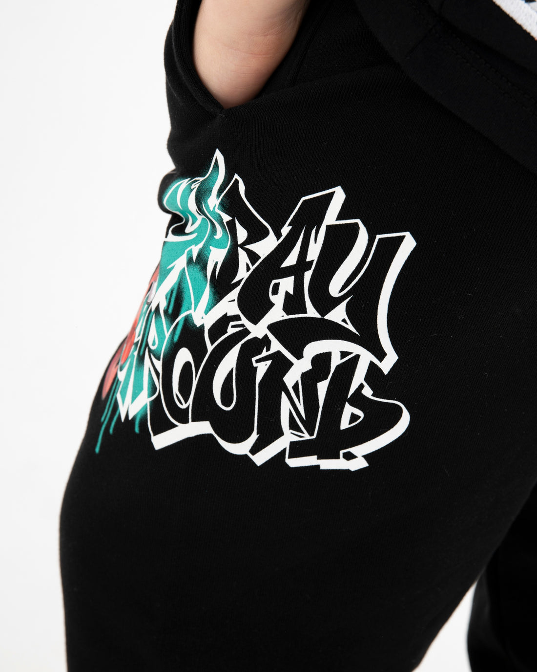 GRAFFITI BITE BAGGY PANTS