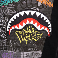 DIAGONAL CUT GRAFFITI REGULAR T-SHIRT