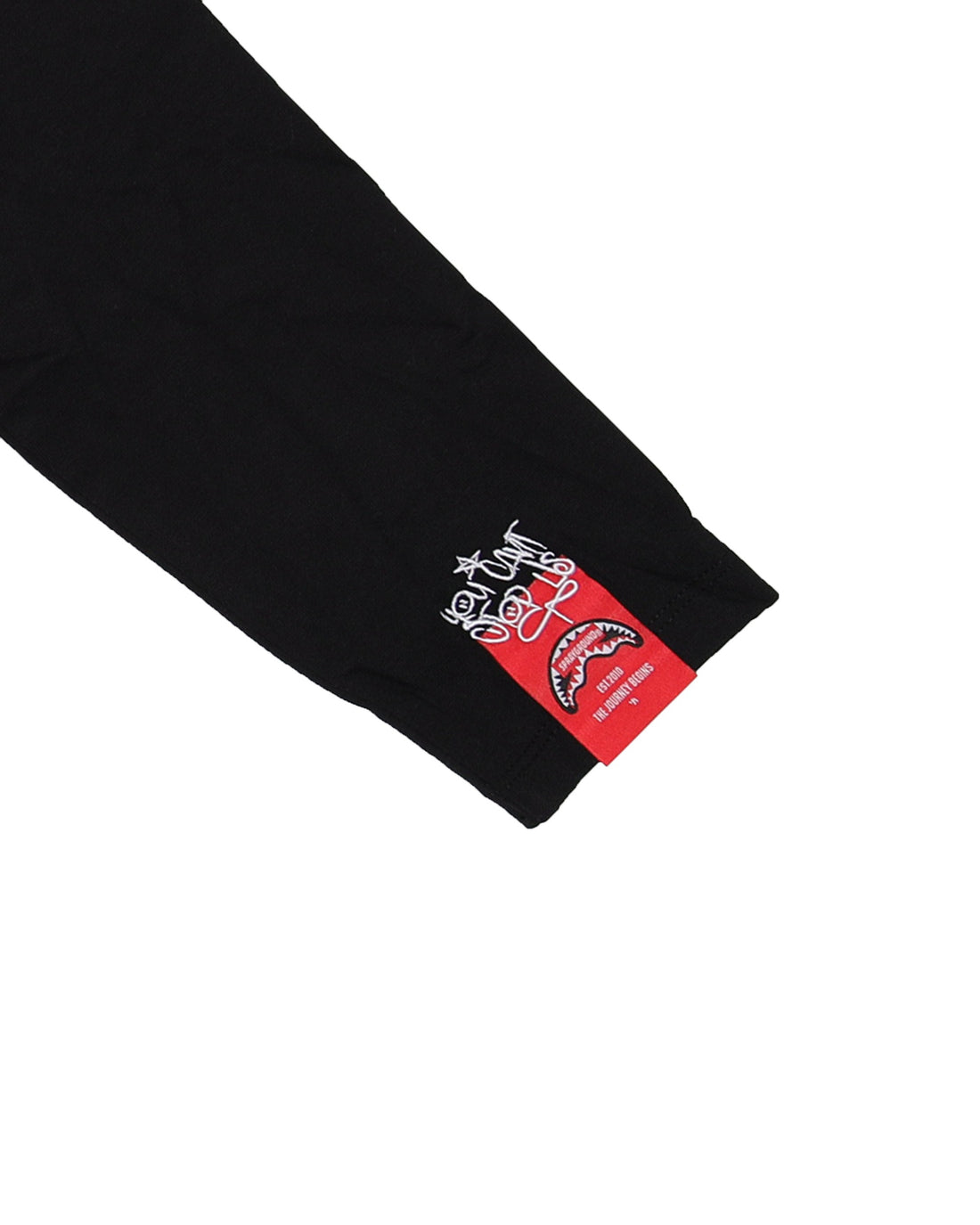 IN THE WALL RAGLAN LONG T-SHIRT W BLK