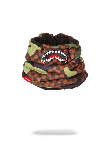 Checkered Camo Neck Warmer Unisize