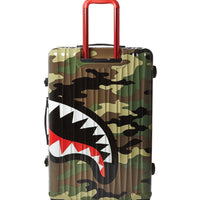 Camo Shark Mouth Large Luggage