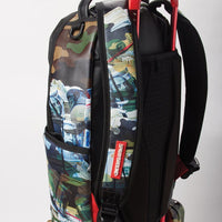 Camo Shark Mouth Large Luggage