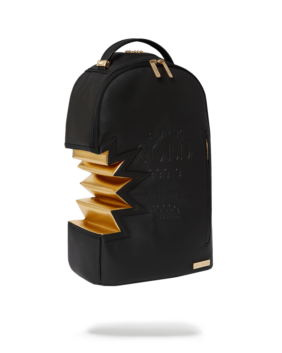 Sprayground Backpack Ai3 BLACK GOLD DLX BACKPACK Black