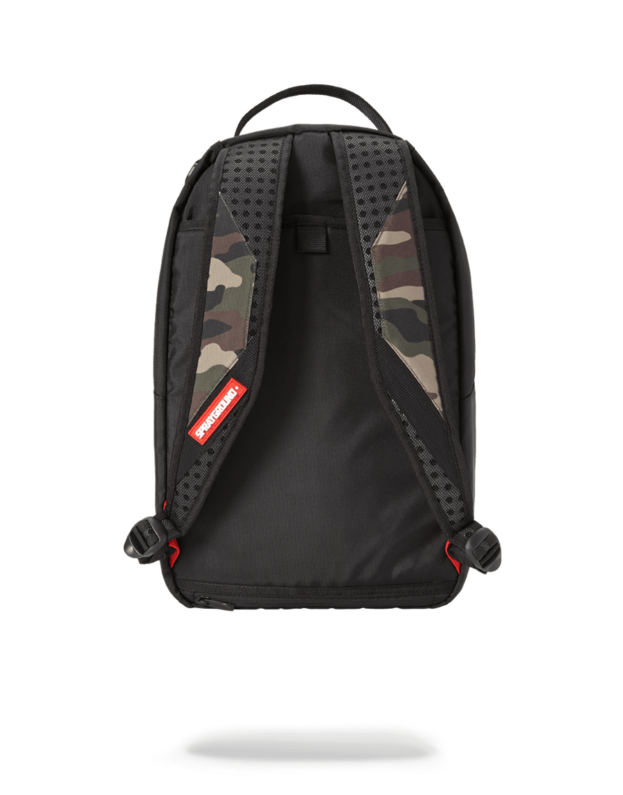 Sprayground camo sales mesh shark backpack