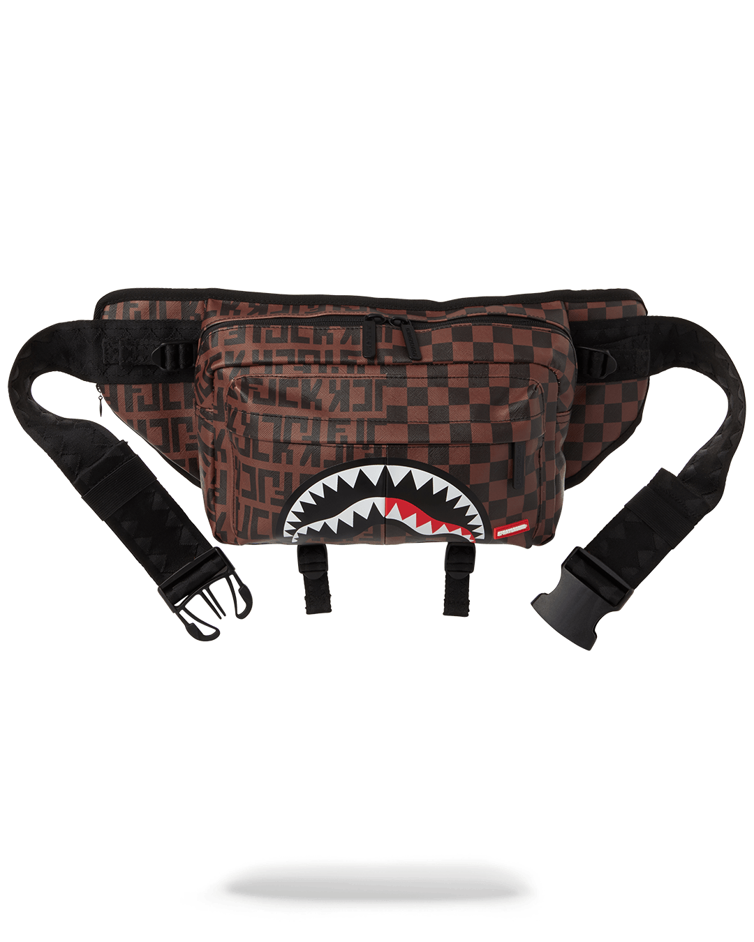 Split Checkered Doubleside Crossbody