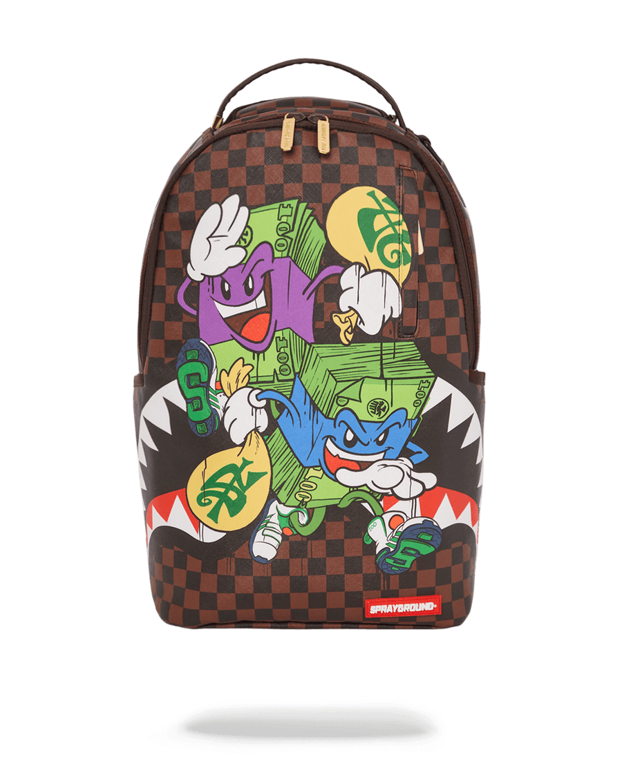 Sprayground Backpack CHASE BANK DLX BACKPACK Brown