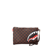 Pochette e beauty Sprayground CHECKS & CAMO POCHETTE Marrone