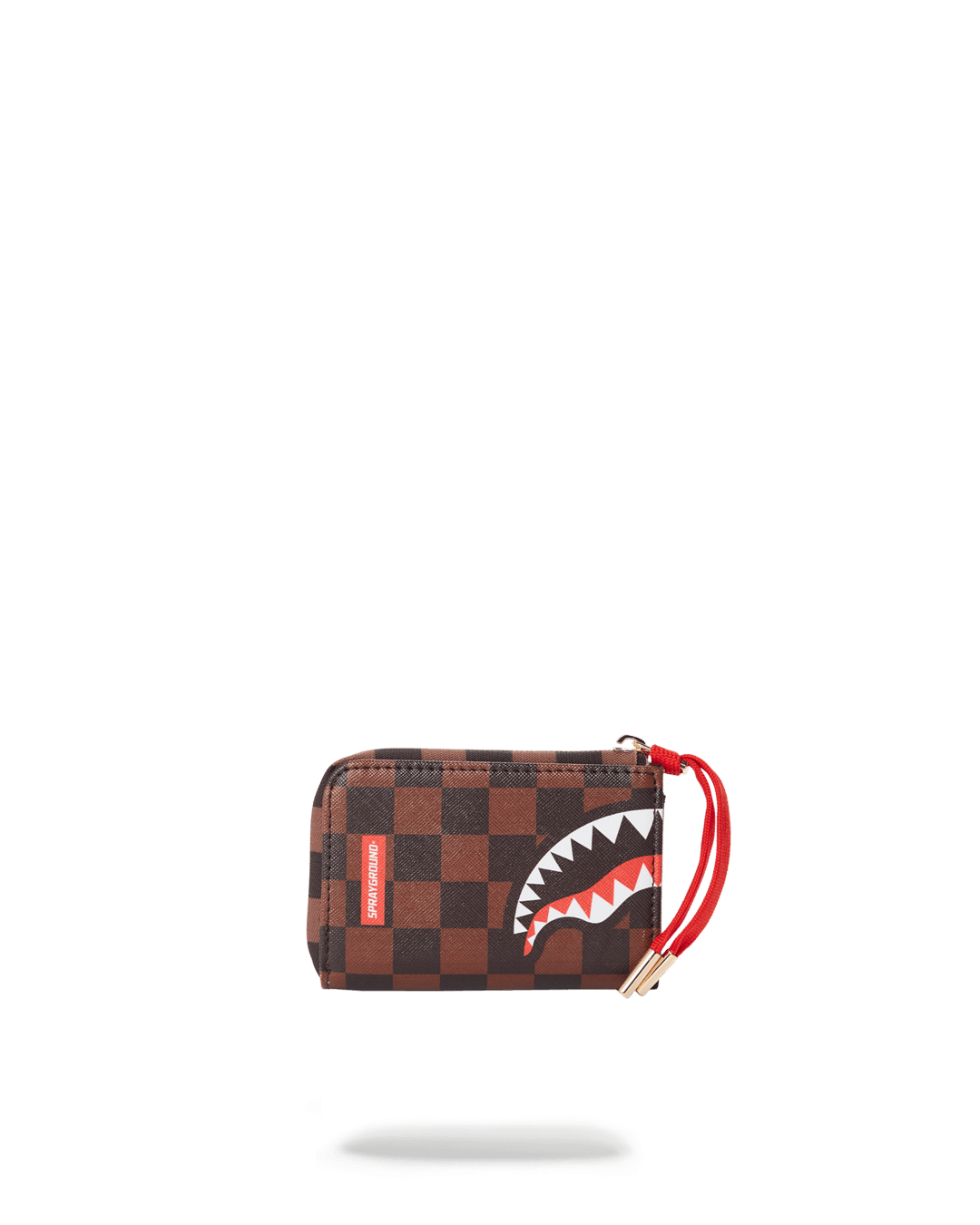 Portafoglio senza portamonete Sprayground CHECKS & CAMO WALLET Marrone