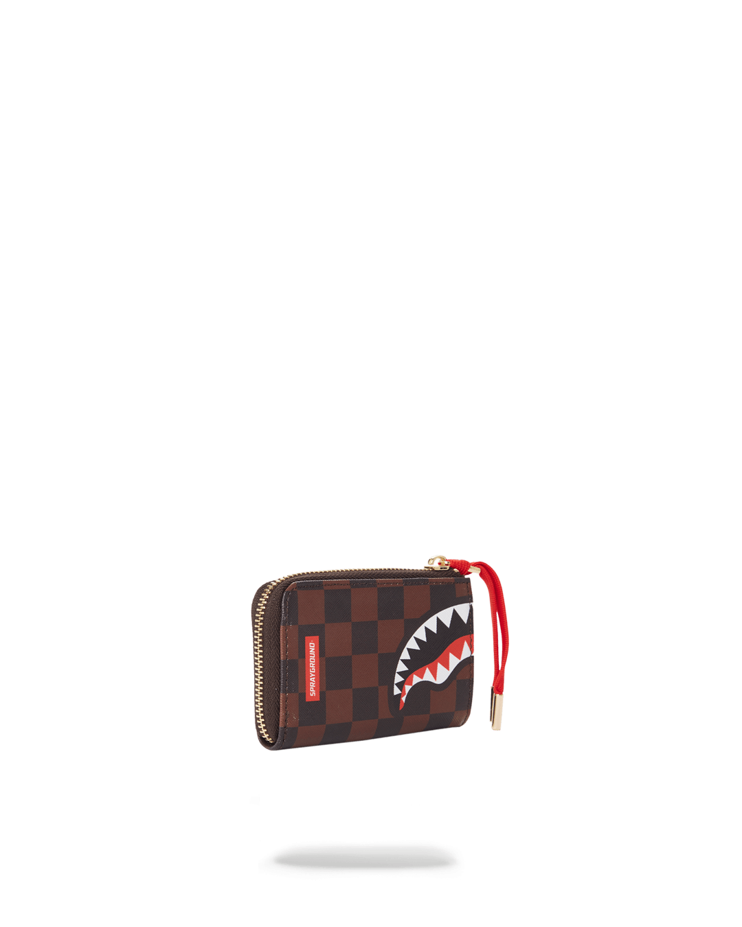 Portafoglio senza portamonete Sprayground CHECKS & CAMO WALLET Marrone