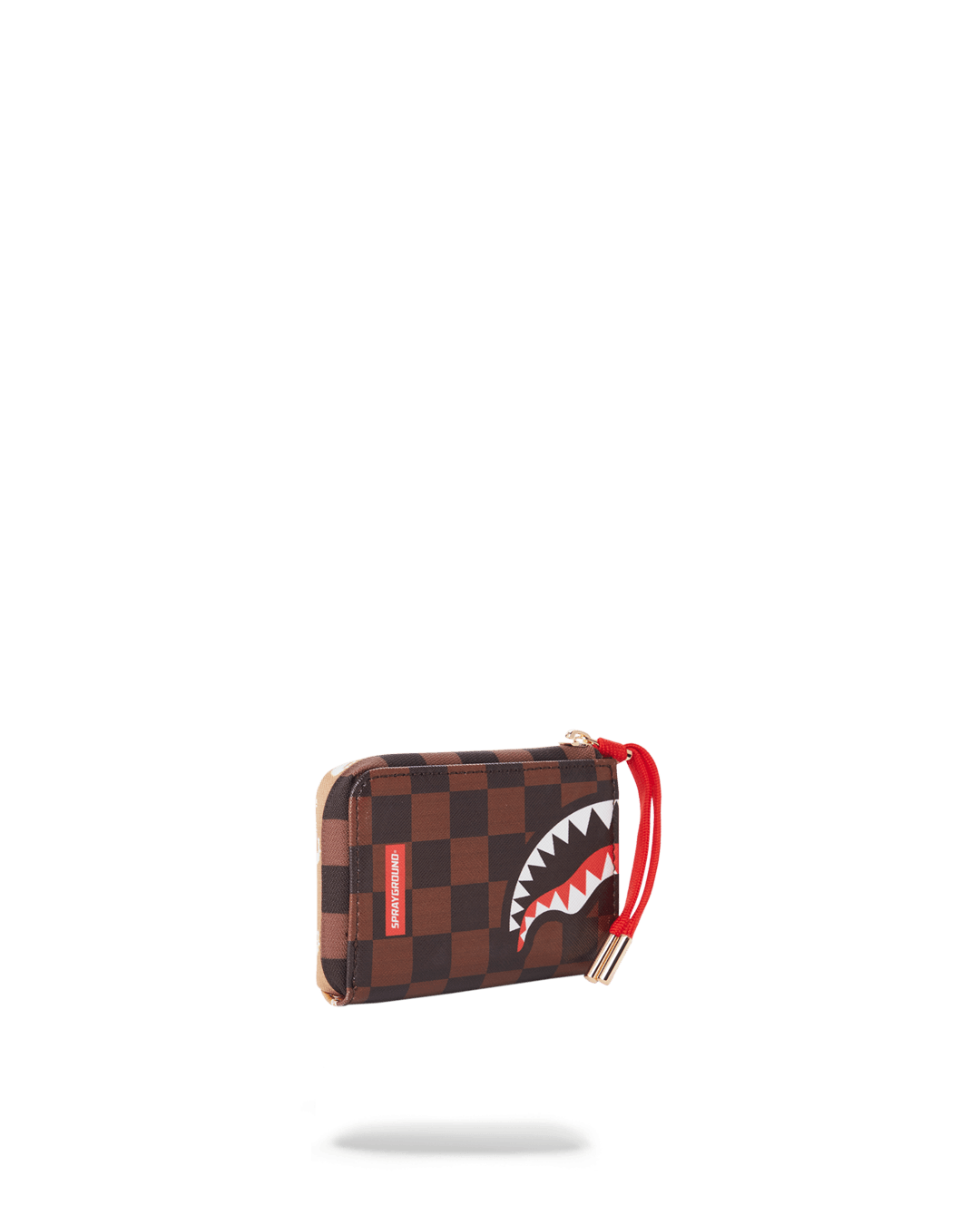 Portafoglio senza portamonete Sprayground CHECKS & CAMO WALLET Marrone