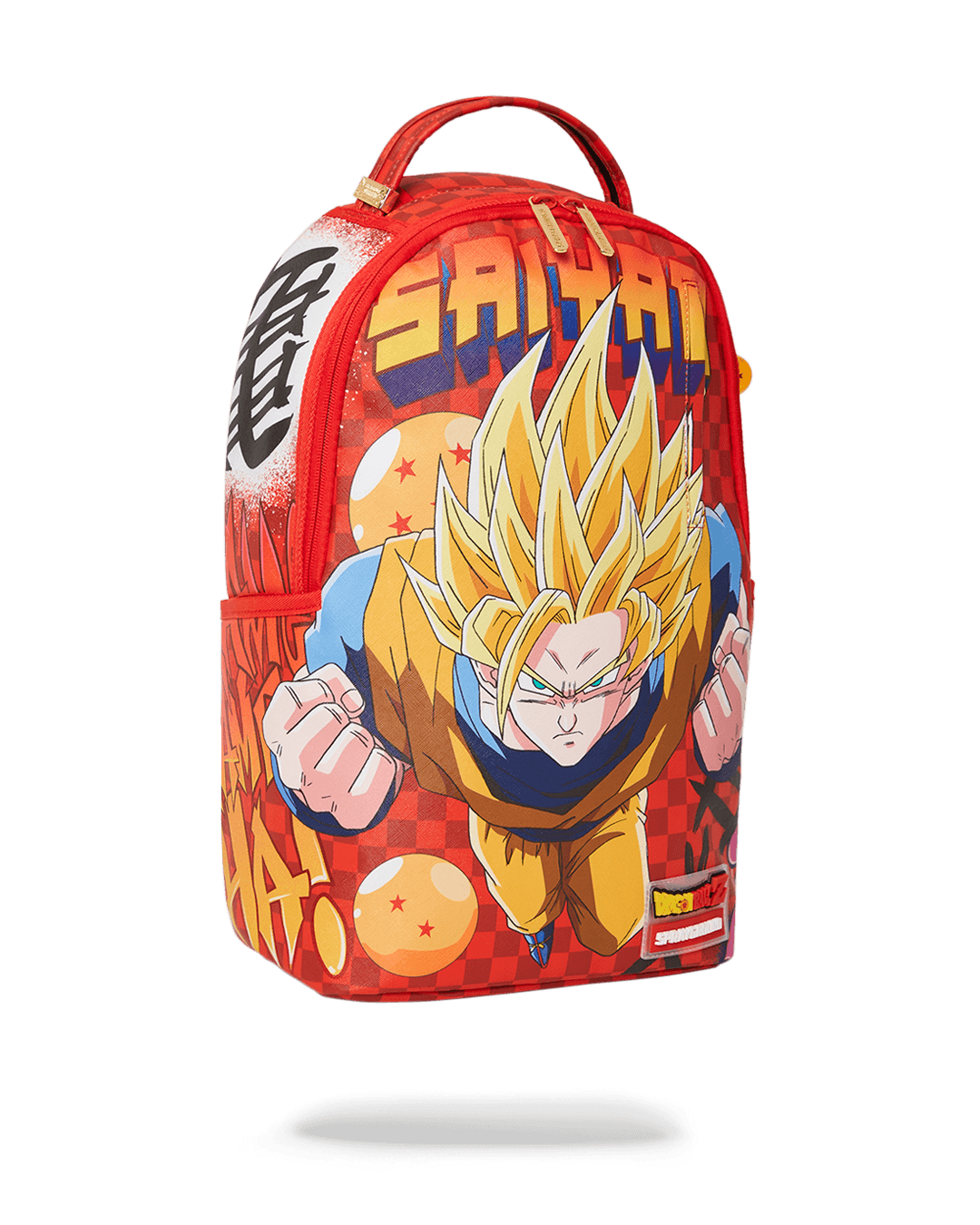 Zaino Sprayground DBZ ON THE RUN RED CHECK Rosso