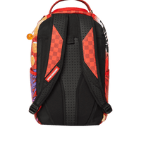 Zaino Sprayground DBZ ON THE RUN RED CHECK Rosso