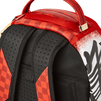 Zaino Sprayground DBZ ON THE RUN RED CHECK Rosso