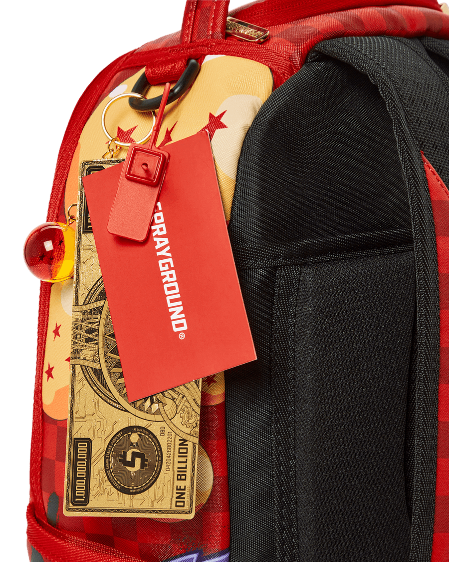 Sprayground Backpack DBZ ON THE RUN RED CHECK Red