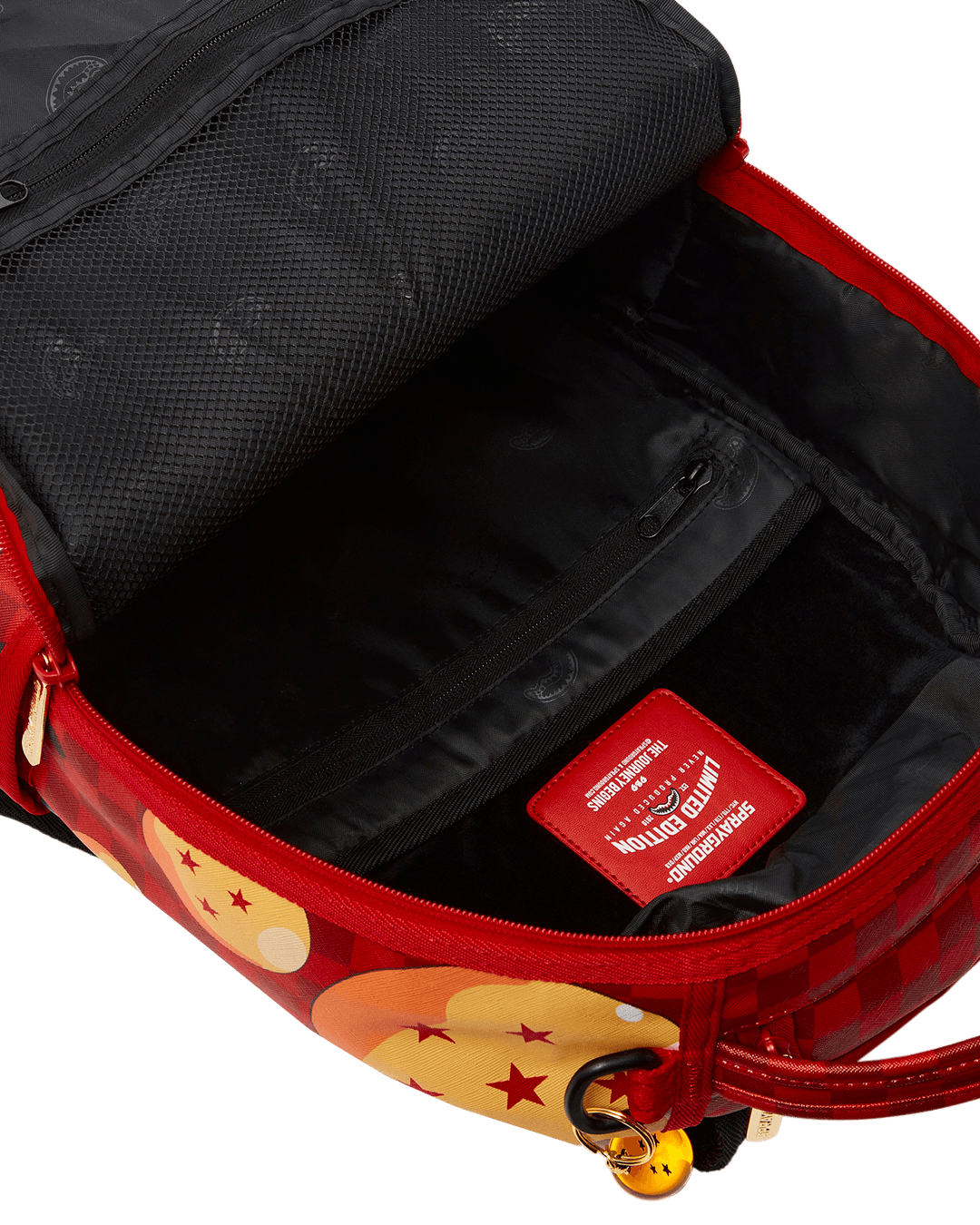 Zaino Sprayground DBZ ON THE RUN RED CHECK Rosso