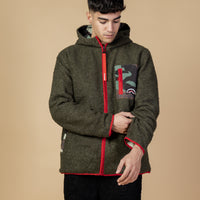 Double Teddy Nylon Jacket