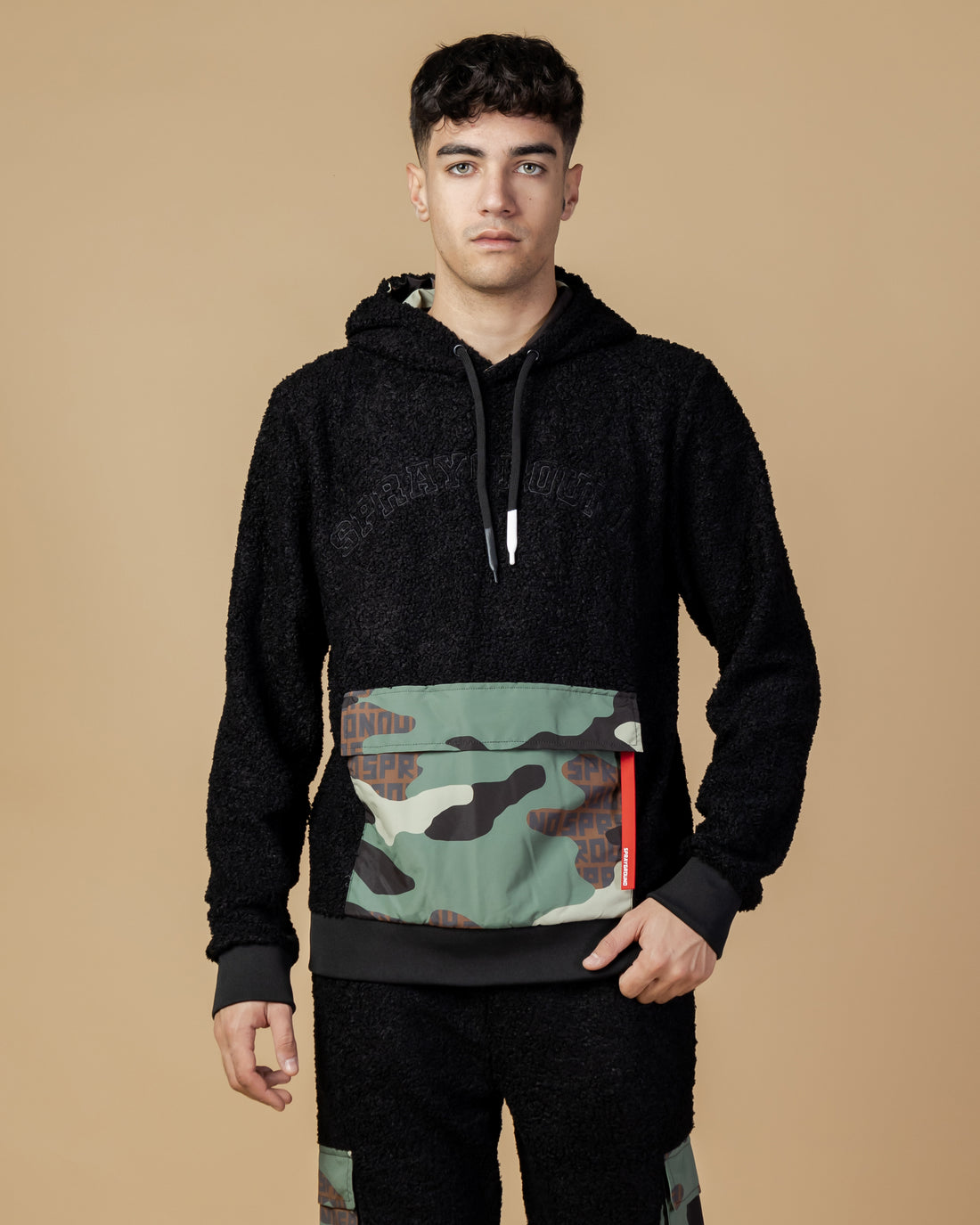 Teddycamo Pocket Black