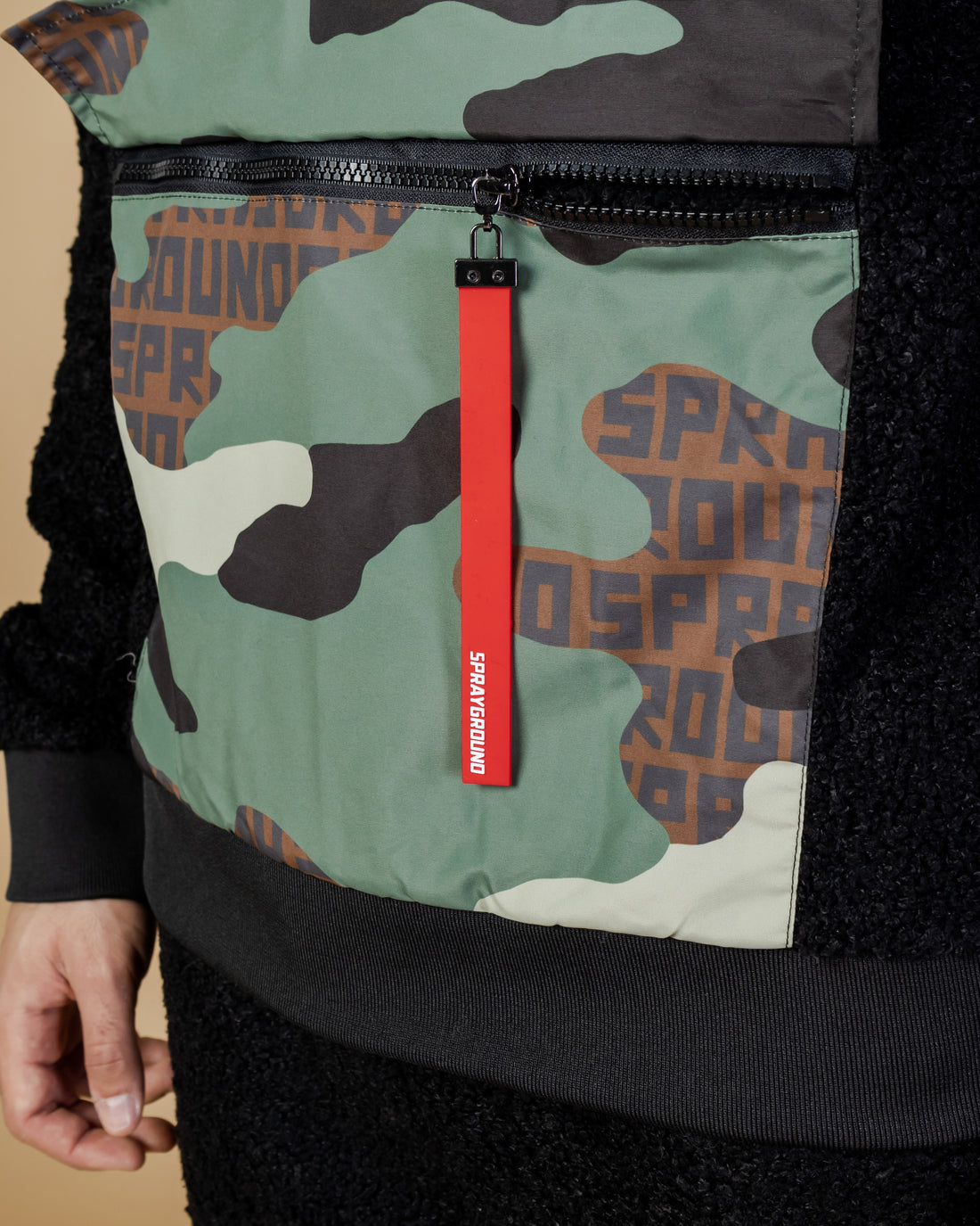 Teddycamo Pocket Black