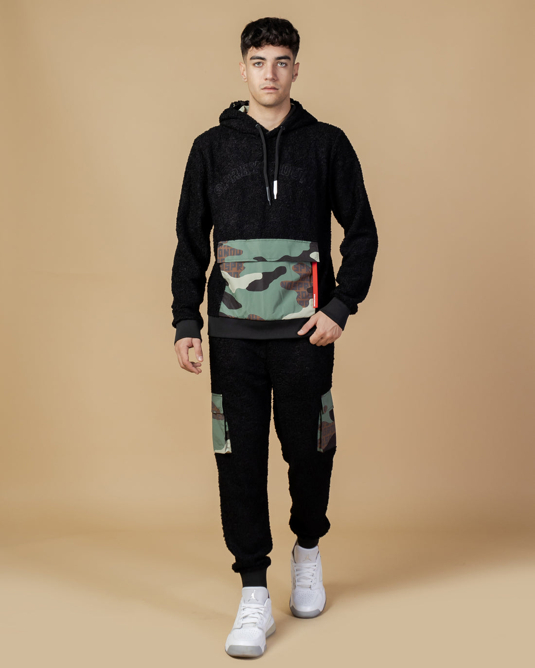 Teddycamo Pocket Black