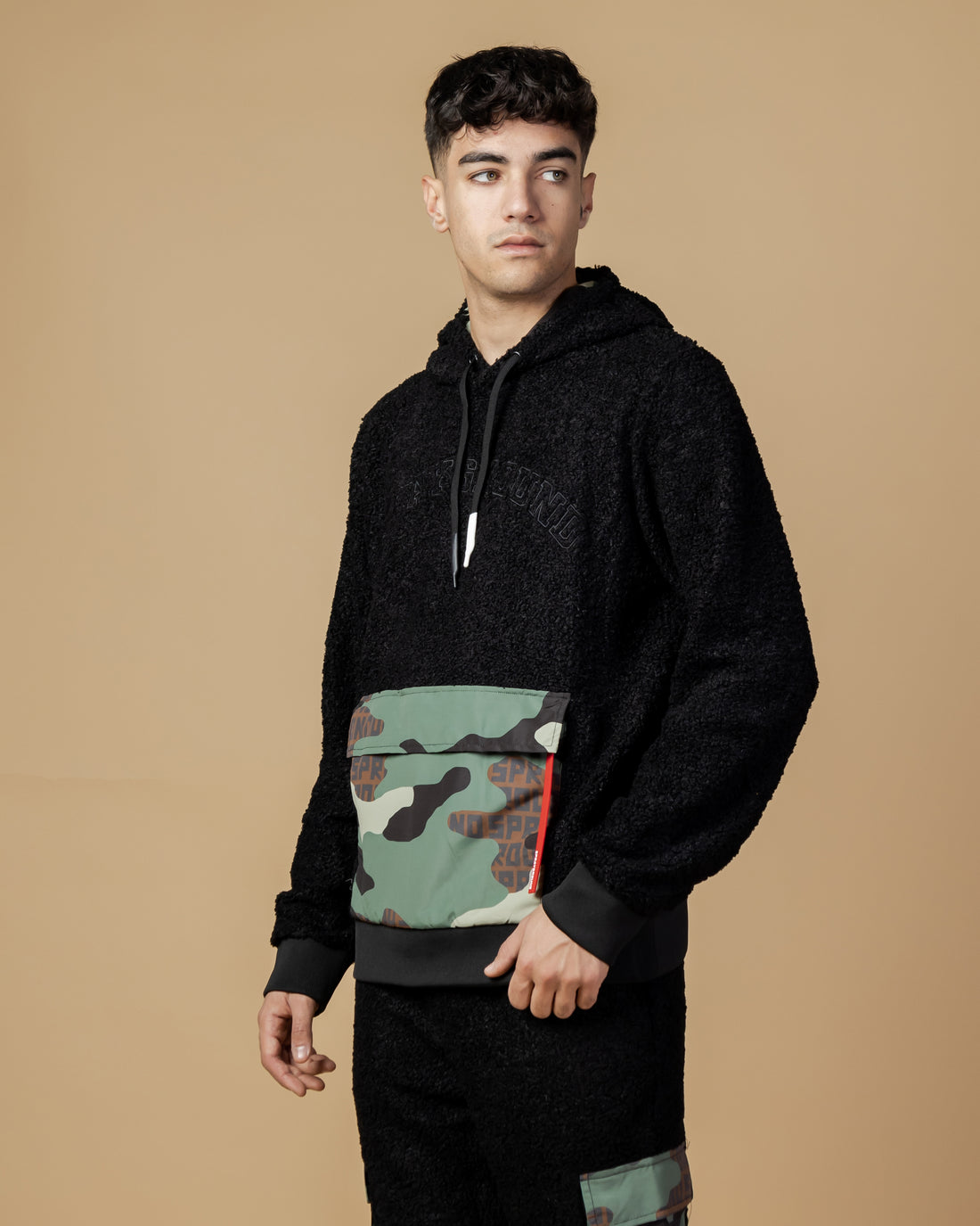 Teddycamo Pocket Black