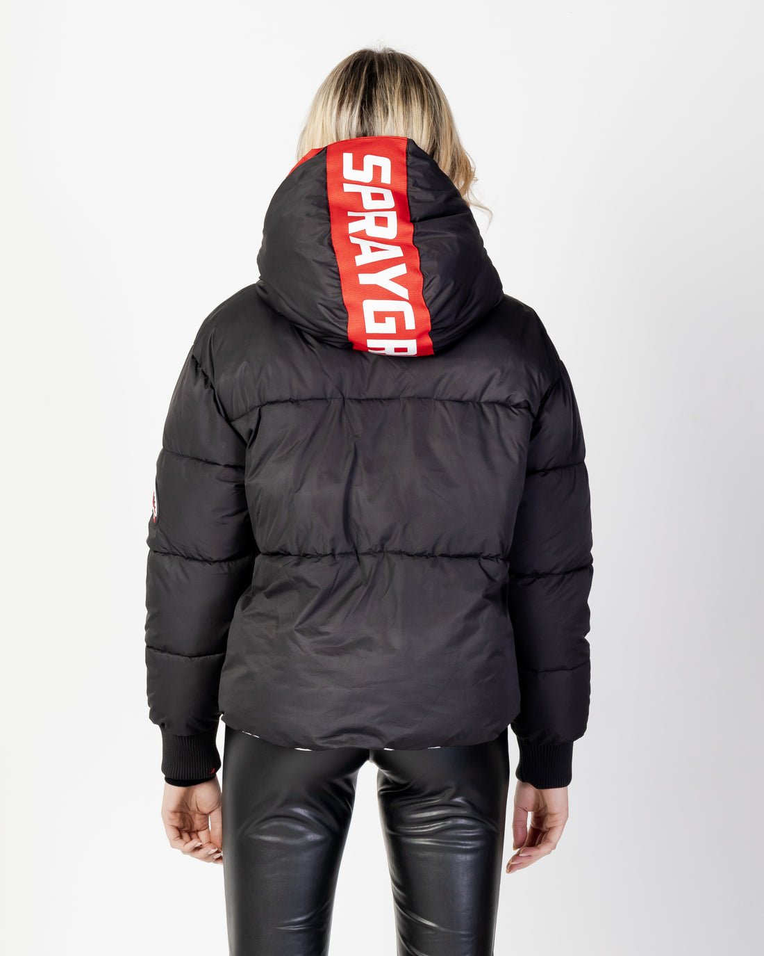 Crop Down Jacket Black