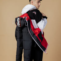 Patch Graffiti Down Jacket