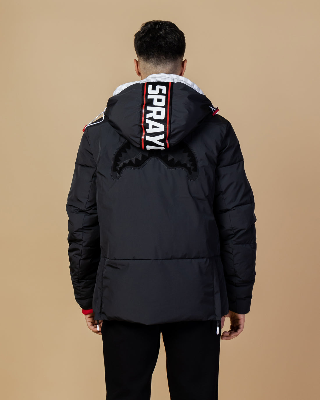 Patch Graffiti Down Jacket